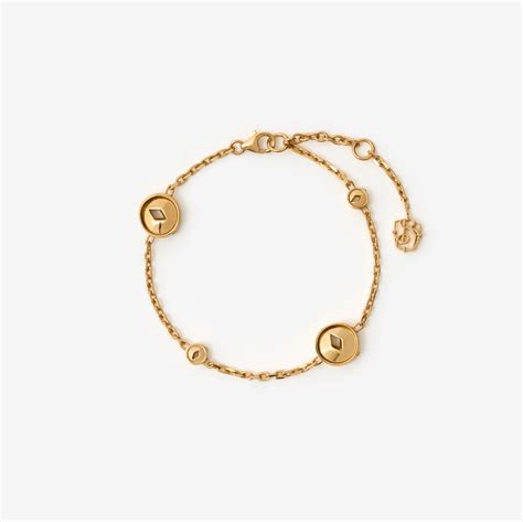 burberry charm bracelet silver|Hollow Medallion Bracelet in Gold .